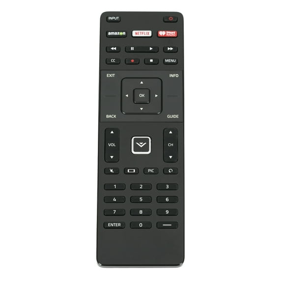 New Vizio XRT122 LED HDTV TV Remote Control with Amazon/Netflix/IHeart Key