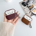 thumbnail image 5 of Dteck for AirPods 4th Generation Case, Slim PU Leather Portable Protective Men Women Case with Keychain Compatible with Apple AirPods 4 Charging Case Front LED Visible,Pink, 5 of 5