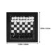 thumbnail image 2 of Dollhouse Mini Chess Set Micro Chessboard Model for Game 1Set Alloy Material, 2 of 5