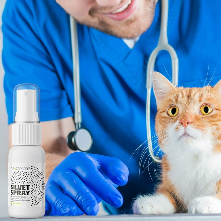 NEXDERMA Pet Wound Spray with Colloidal Silver Antimicrobial