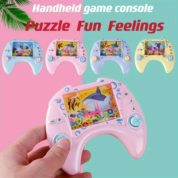 Nostalgic Puzzle Game Water Ring Water Machine Game Machine Children's Cartoon Traditional Nostalgic Toys Children's Day Kindergarten Boys And Girls Gifts