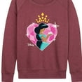 thumbnail image 3 of Disney Princess - Jasmine Heart - Women's French Terry Long Sleeve Shirt, 3 of 5