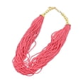 thumbnail image 1 of Qarigey Collar de cadena para mujer, fiesta, aniversario, cumpleaños, celebración, compras, citas, decoración, joyería de moda para mujer Accesorios de disfraces Rojo, 1 of 6