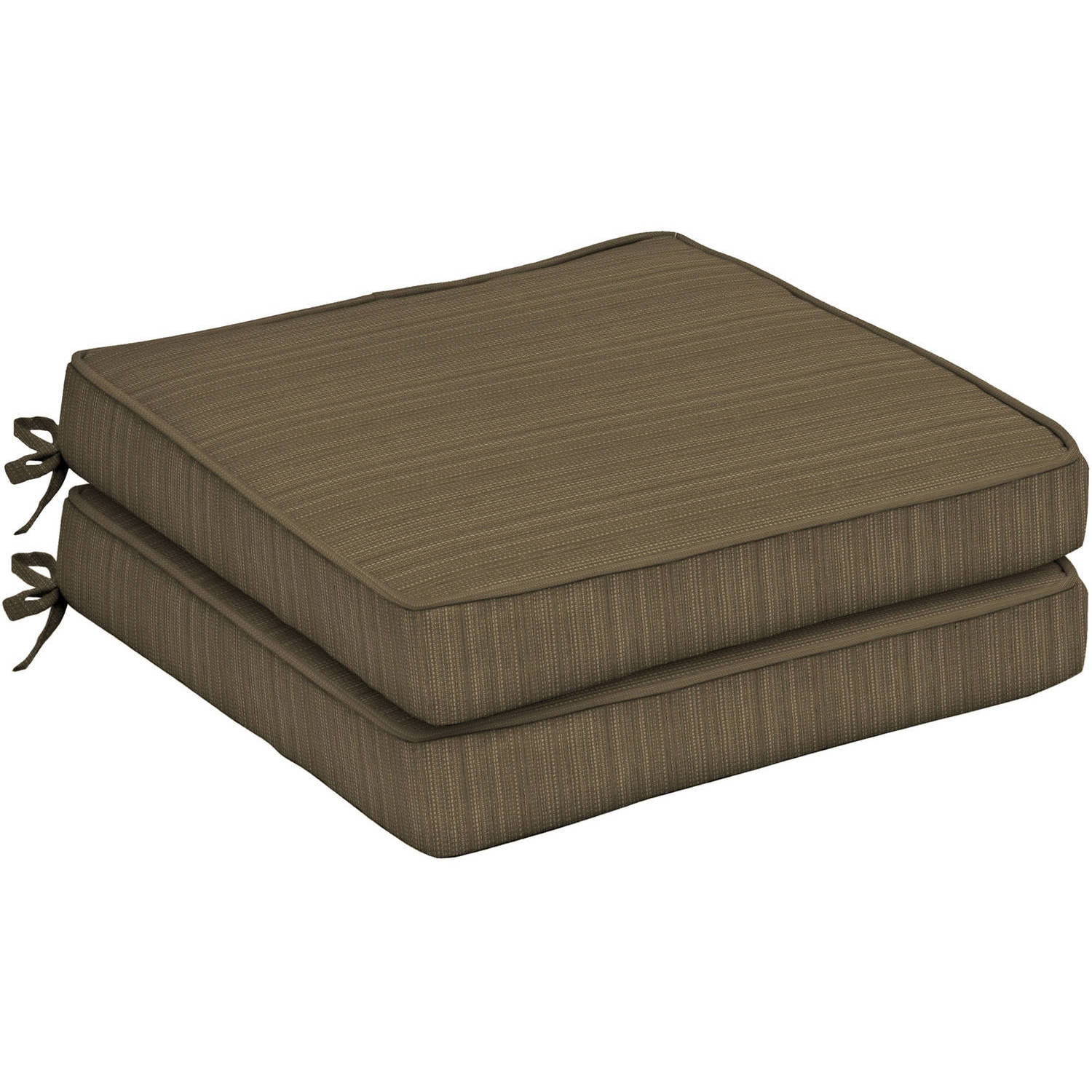 Better Homes And Gardens Outdoor Patio Wicker Seat Cushion Set Of Two Multiple Patterns