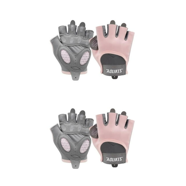 Toystoory 2 uds guantes de Fitness culturismo con mancuernas transpirable medio dedo guante al aire libre antideslizante ciclismo mitones peso Type3 NO3