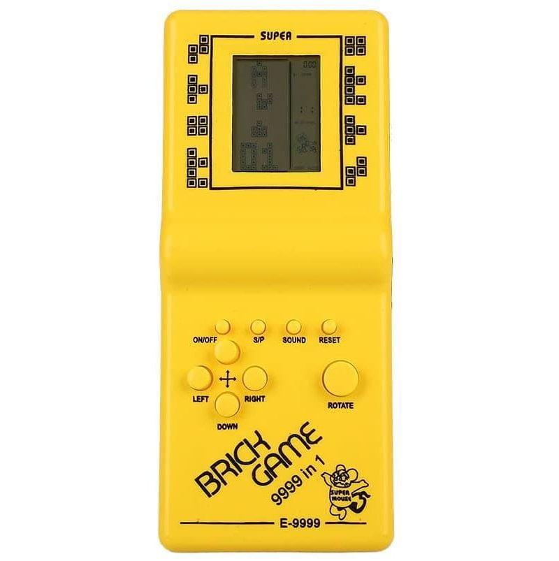 Classic Electronic LCD Tetris Game Vintage Brick Handheld Puzzle Toys SY 