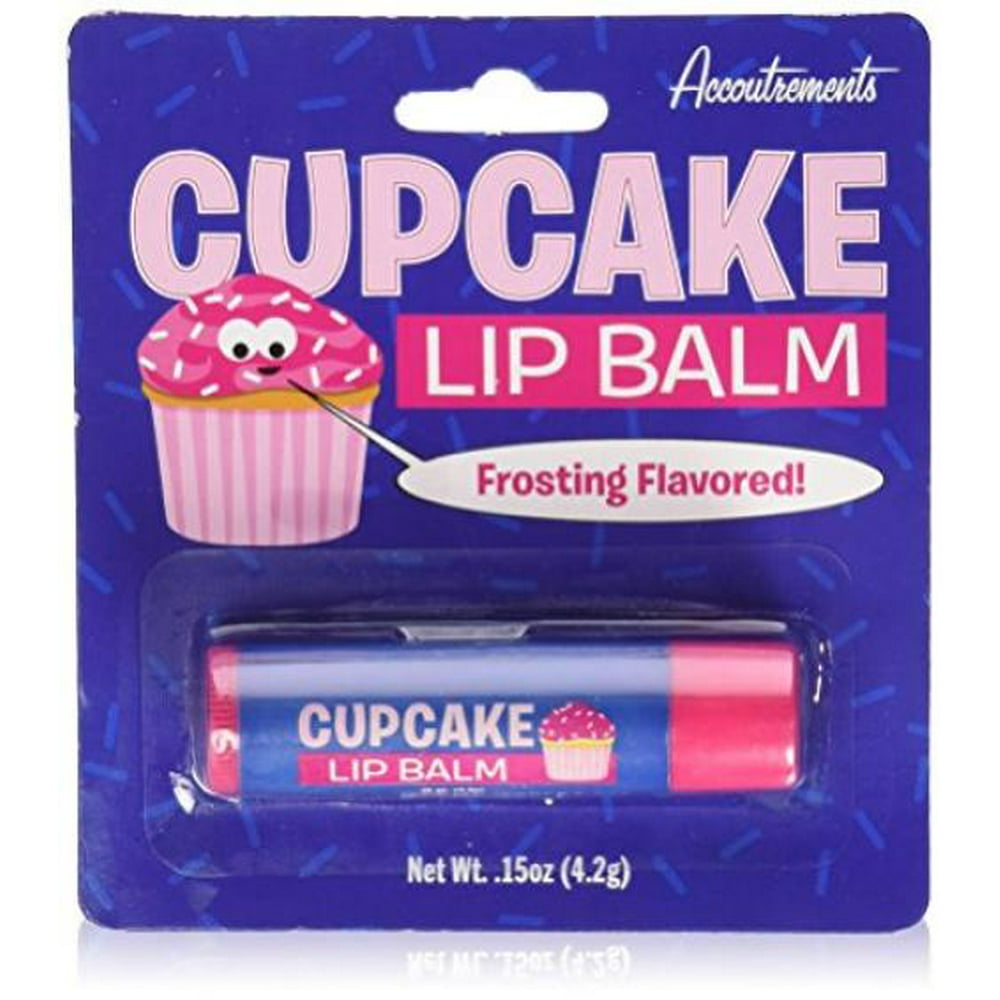 Cupcake Lip Balm Frosting Dessert Flavored Scented Novelty Gift