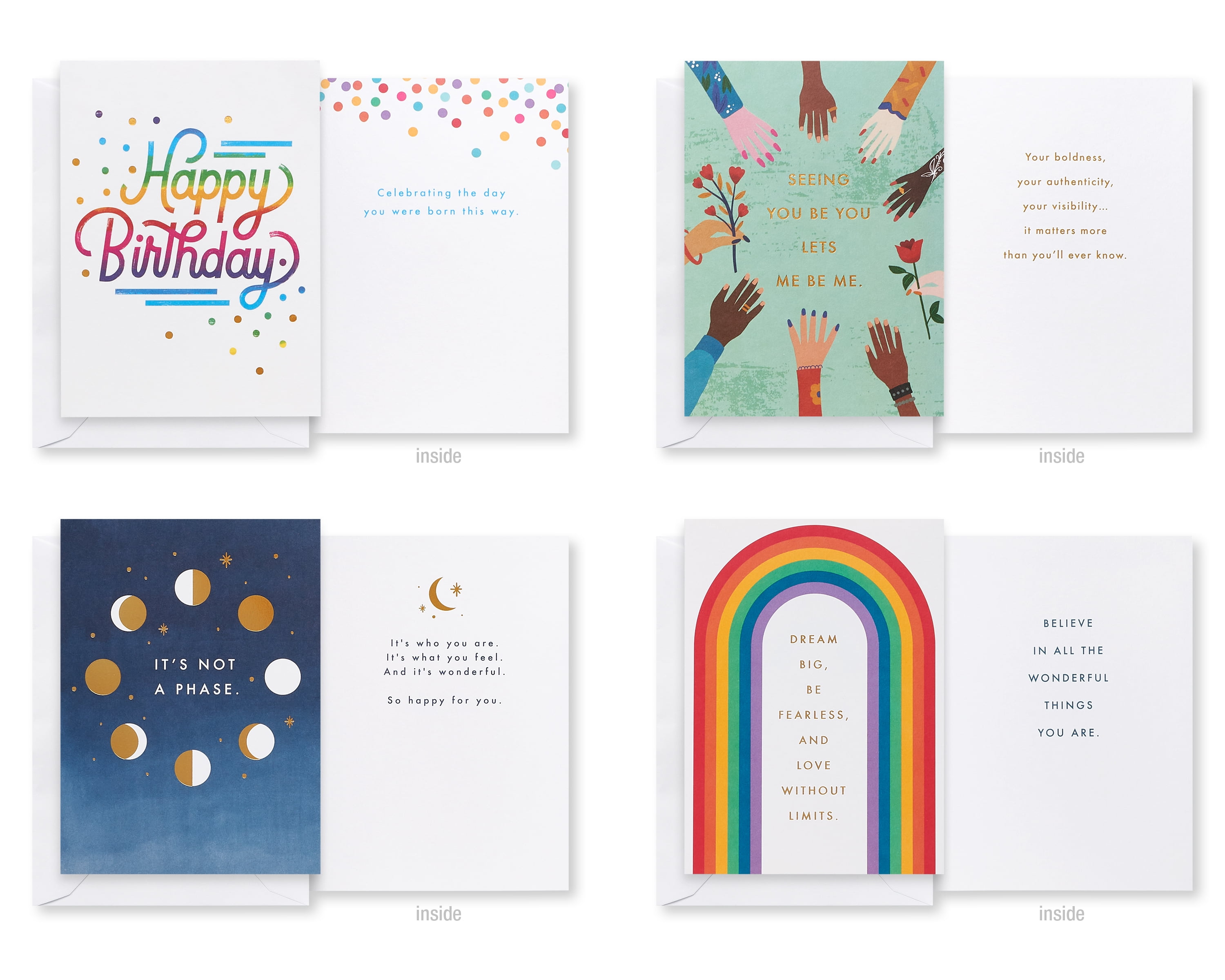 American Greetings Pride Cards, LGBTQ+ Bundle (32-Count)