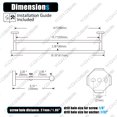 thumbnail image 2 of KOKOSIRI Hand Towel Bar Bathroom Towel Holder Rack for Bath Cabinet Towel Rails 16 Inch Brushed Gold Stainless Steel B5005BG-L16, 2 of 9