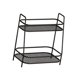 thumbnail image 4 of Estante de especias de 2 niveles, estante para condimentos, gabinete de cocina independiente Negro, 4 of 9