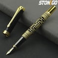 thumbnail image 2 of STONEGO Metal Deluxe Fountain Pen - Premium Writing Instrument for Business Professionals, Suitable for Signature, Calligraphy and Daily Writing, Fashion Design, Great for Office and Stationery, 2 of 7