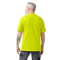 thumbnail image 3 of Dickies Men's Heavyweight Neon Short Sleeve Pocket T-Shirt, High-Visibility Cotton Work Shirt for Jobsite, Outdoor, or Casual Wear, 3 of 4