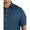 thumbnail image 2 of True Nation by DXL Men's Big and Tall Toucan Print Sport Shirt Blue Tonal 4XLT, 2 of 4