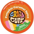 thumbnail image 2 of Crazy Cups Decaf Pumpkin Caramel Spice Coffee Pods, Medium Roast, 22 Count For Keurig K Cup Machines, 2 of 7