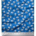 thumbnail image 1 of Soimoi Velvet Fabric Star,Planet & Astronaut Monkey Kids Print Fabric by Yard 58 Inch Wide, 1 of 1