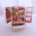 thumbnail image 2 of Twfbrm Baby Toys Miniature Food Toy Simulation Mini Refrigerator Doll House Kitchen Scene Decoration Funny Children's Play Simulation Refrigerator Kitchen Toy 5-12 Years Boys Girls, 2 of 5
