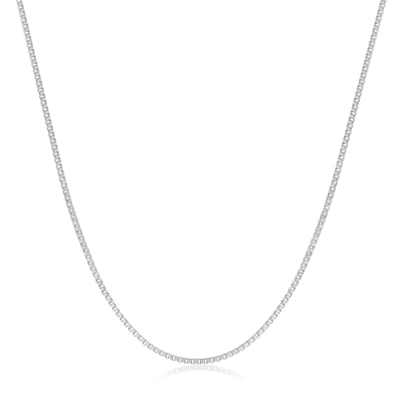 Metro Jewelry The Teeth - Stainless Steel 2mm Box Chain - 22 Inches
