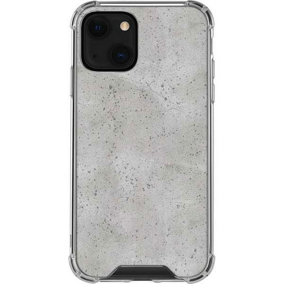 Skinit Concrete Light Grey Concrete iPhone 13 Mini Clear Case