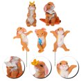 thumbnail image 4 of 1 Set Resin Miniature Bunnies Garden Rabbit Decor Micro Landscaping Ornaments, 4 of 7