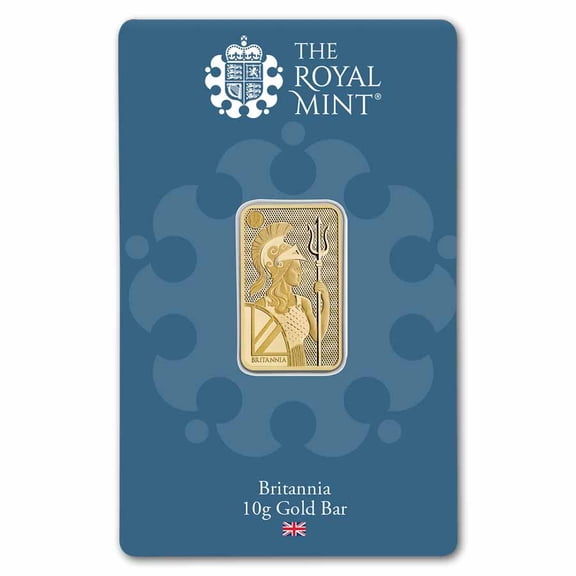 10 gram Gold Bar - The Royal Mint Britannia (New Assay)