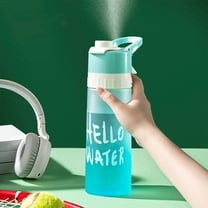 Muecwrye Water Bottle With Mister Spray, Spray Bottles, Drinking and Misting Sports Water Bottle, Portable Leak-Proof Spray Cup, Water Bottle for Cycling Fitness Camping Hiking Outdoor