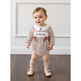 thumbnail image 6 of BemeyourBBs Girl Thanksgiving Romper Doll Collar Turkey Embroidery Plaid Jumpsuit, 6 of 9