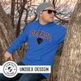 thumbnail image 3 of NCAA Adult Arch & Logo Gameday Hooded Sweatshirt (DePaul Blue Demons - Royal, Medium), 3 of 6