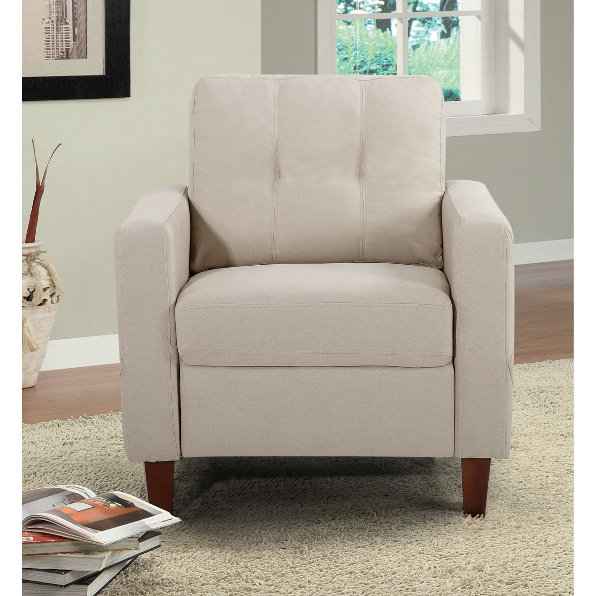 US Pride Furniture Tufted Accent Armchair