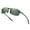 Dark green film, variant on Polarized Rimless Driving Sunglasses for Men Metal Frame Anti-Glare UV400 Protection Sun Glasses