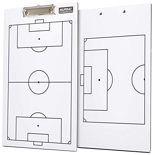 Murray Sporting Goods Dry Erase Double-Sided Soccer Coaches Clipboard