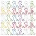 thumbnail image 3 of Shisuyan 50Pcs Decorative Paper Clips Cute Paper Clips Dog Shaped Paper Clips Small Dog Paper Clips, 3 of 7