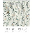 thumbnail image 7 of Watercolors Trees Bed Skirt King Size 16" Drop Leaves with Birds Green Leaves Ruffled Wrap Around Bed Skirts Adjustable Elastic Bedskirt Dust Ruffle for King Size Bed, 7 of 7