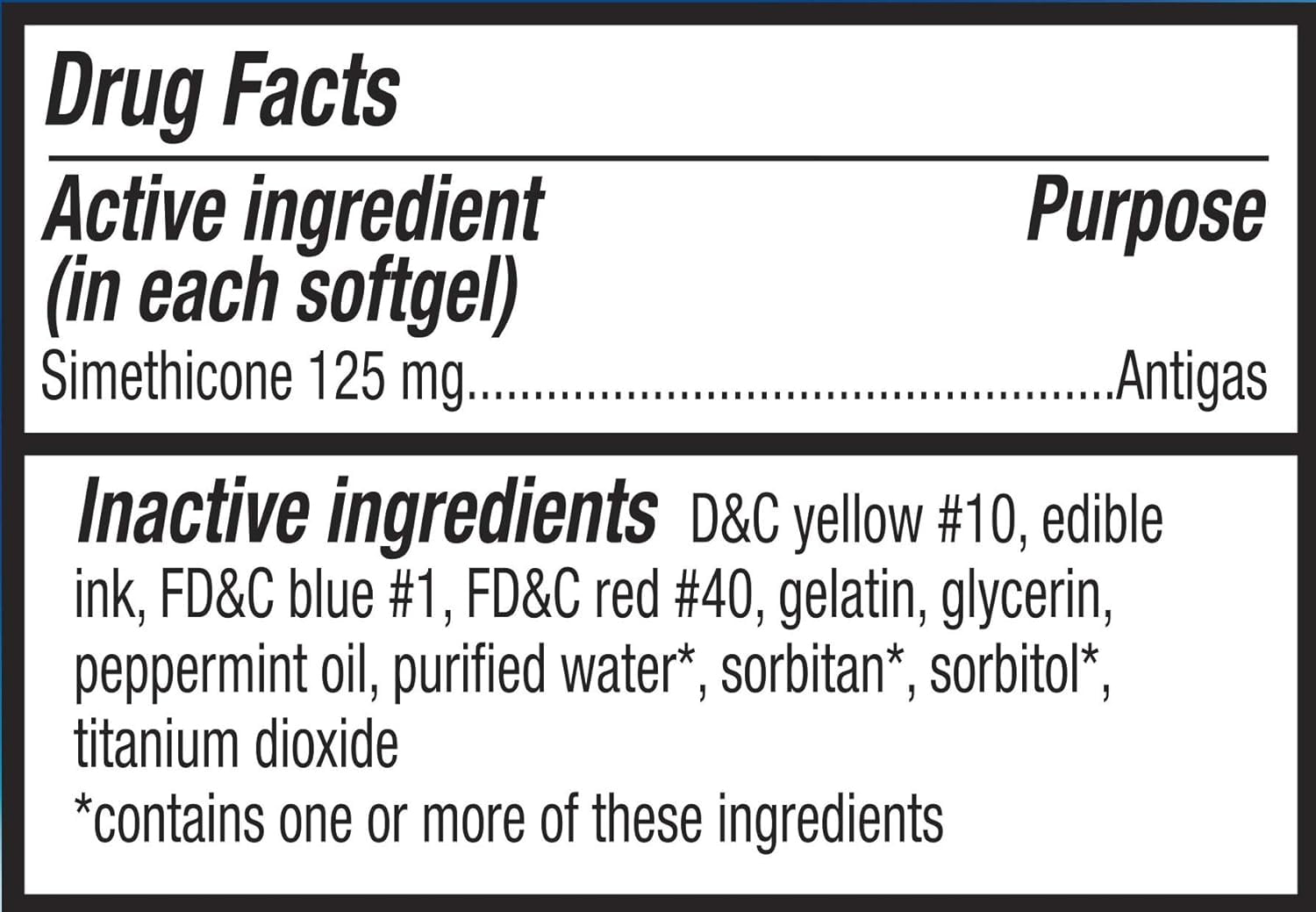 Equate Extra Strength Gas Relief Softgels, 72 ct, (Pack of 2)