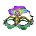 thumbnail image 1 of Disfraz de Halloween de máscara de de plumas para eventos de fiesta de fiesta de fiesta, 1 of 8