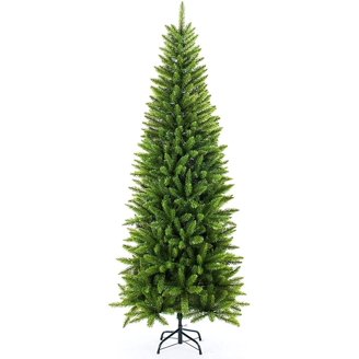 40 Inch Antique Silver Tinsel Christmas Tree – 3.33 Foot Tabletop Pine, Sparkly Holiday Decor 4 thumbnail image