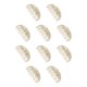 thumbnail image 1 of Soidarity Peine geométrico ligero y compacto para una cómoda experiencia de peinado y fácil de llevar Peine de tablero de acetato Jade White blanco jade 10piezas, 1 of 6