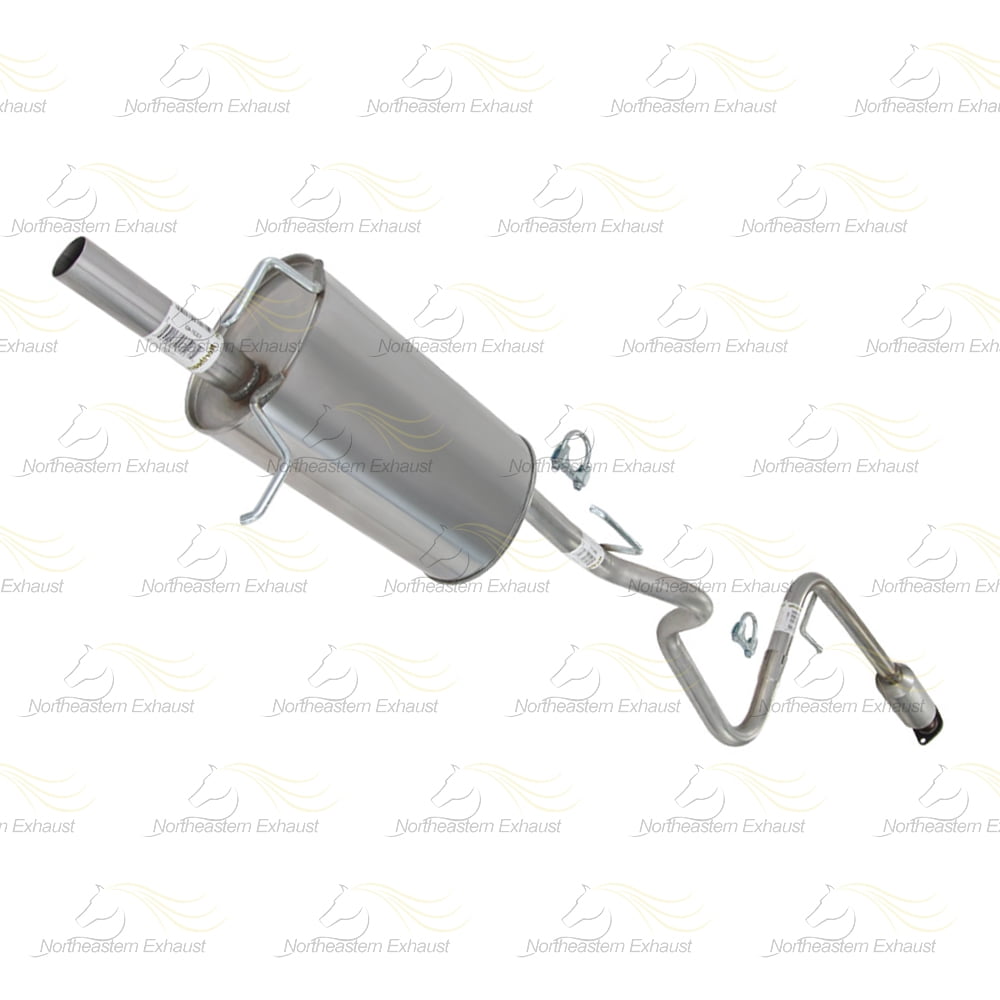 Northeastern Exhaust Resonator & Muffler Fits 2006-2011 Chevrolet HHR 2.2L - Direct Fit | Stainless Steel System Kit