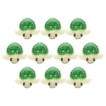 Homoyoyo Mini Ocean Turtle Figurines Green Synthetic Resin for Mini Garden Decor and Aquarium Accessories