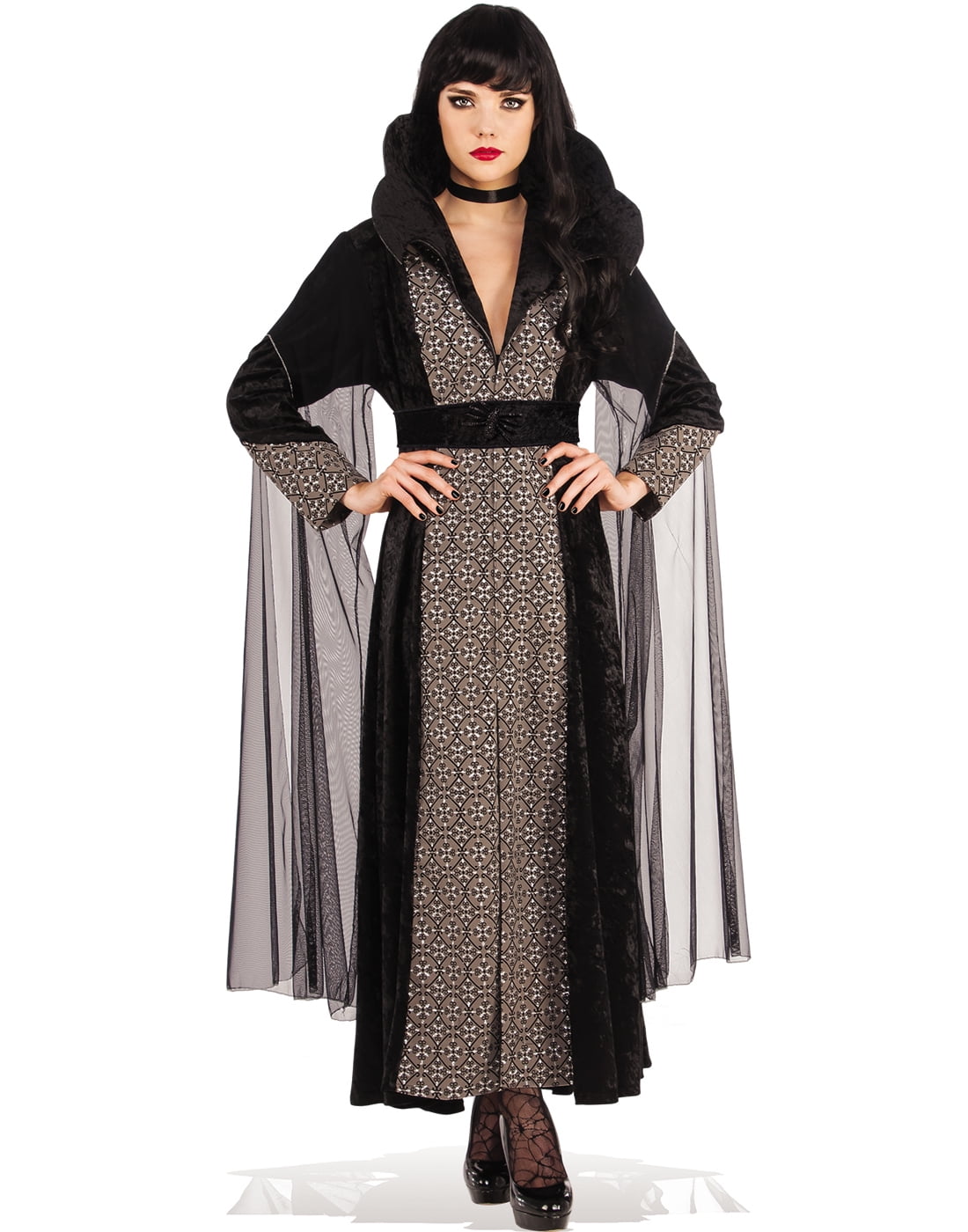 Spider Mistress Adult Women Victorian Gothic Witch Halloween Costume - Walmart.com - Walmart.com