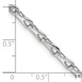 thumbnail image 2 of Auriga 14K White Gold Hand 3.5mm Fancy Link Bracelet 8.5 inch for Women(L- 8.5inch, W- 3.5mm), 2 of 4