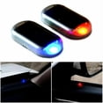 thumbnail image 1 of 1 par de luces de alarma de coche solares falsas, sistema de seguridad de advertencia, accesorios de Flash antirrobo ShuxiuWang 8390605814839, 1 of 1