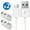 White, variant on USB Type C Cable, USB A to USB C 3A Fast Charging (6ft 2-Pack) Charging Cord Compatible with iPhone 15 16 17 Pro Max, Samsung Galaxy S25 S24 S23 S22 S21 S20 S10 S9 S8 Note20 Ultra Note 10 9 8