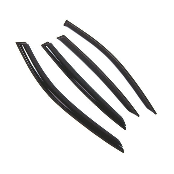 Tuningpros WD2-808 Outside Mount Window Visor Deflector Rain Guard Dark Smoke 4 Pcs Set For 2014-2016 Infiniti Q50