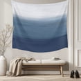 thumbnail image 5 of Navy Blue Ombre Tapestry for Bedroom Wall Hanging Tapestry, Modern Abstract Art Texture Ceiling Backdrop Tapestries Poster Blanket Wall Decor for Teens Room Living Room Dorm 51" x 59", 5 of 8