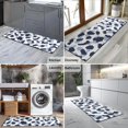 thumbnail image 2 of Blue and Dark Blue Leopard Pattern Kitchen Rug Mat,Kitchen Runner Rugs Non Skid Washable,Decorative Kitchen Floor Mats for Kitchen,Sink,Laundry,17"X47", 2 of 5