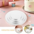 thumbnail image 3 of CIMAXIC 8Pcs Versatile Silver Cake Base Corrugated Cardboard Rounds for Birthday and Dessert Presentation, 3 of 8