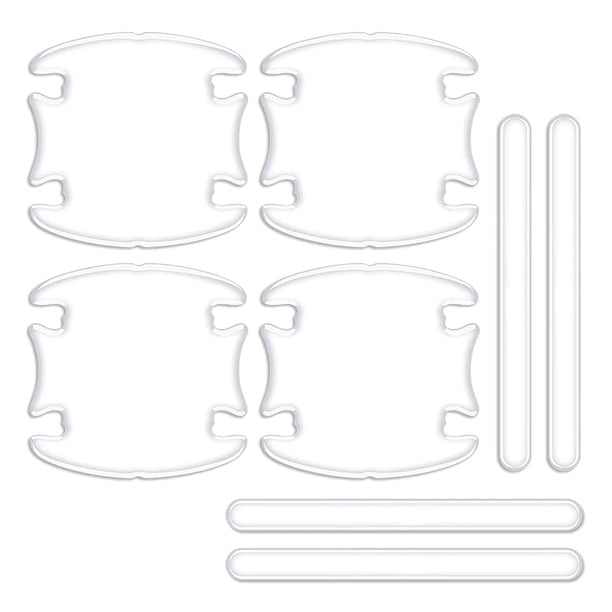 Kenally Juego de película de protección de la manija de la puerta del automóvil, accesorios protectores de la etiqueta engomada del cuenco de las Ventana automotriz Kenally VI015331-00B