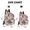 thumbnail image 2 of FORMRS Mini Backpack Purse for Women Quilted Travel Daypack Casual Shoulder Bag, Pink Blueberries, 2 of 7