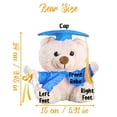 thumbnail image 4 of Custom Graduation Teddy Bear 2025, Personalized Name/Date/School Graduation Bears Class of 2025 Gifts for Her, for Him, Cute Plush Stuffed Animal Decorations Gift for College Grad(5.9*5.9*9.4inch), 4 of 7