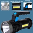 thumbnail image 4 of Highlight 3 Lighting Modes Electric Torch Portable Flashlight modes Electric Rechargeable Waterproof Illuminating Lamp With a Side Lamp, 4 of 9